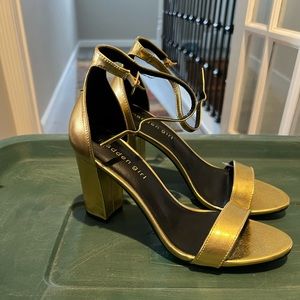 Gold madden girl heels